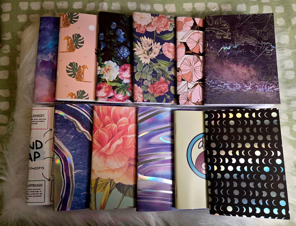 Foiled Poppy Journlette Unruled