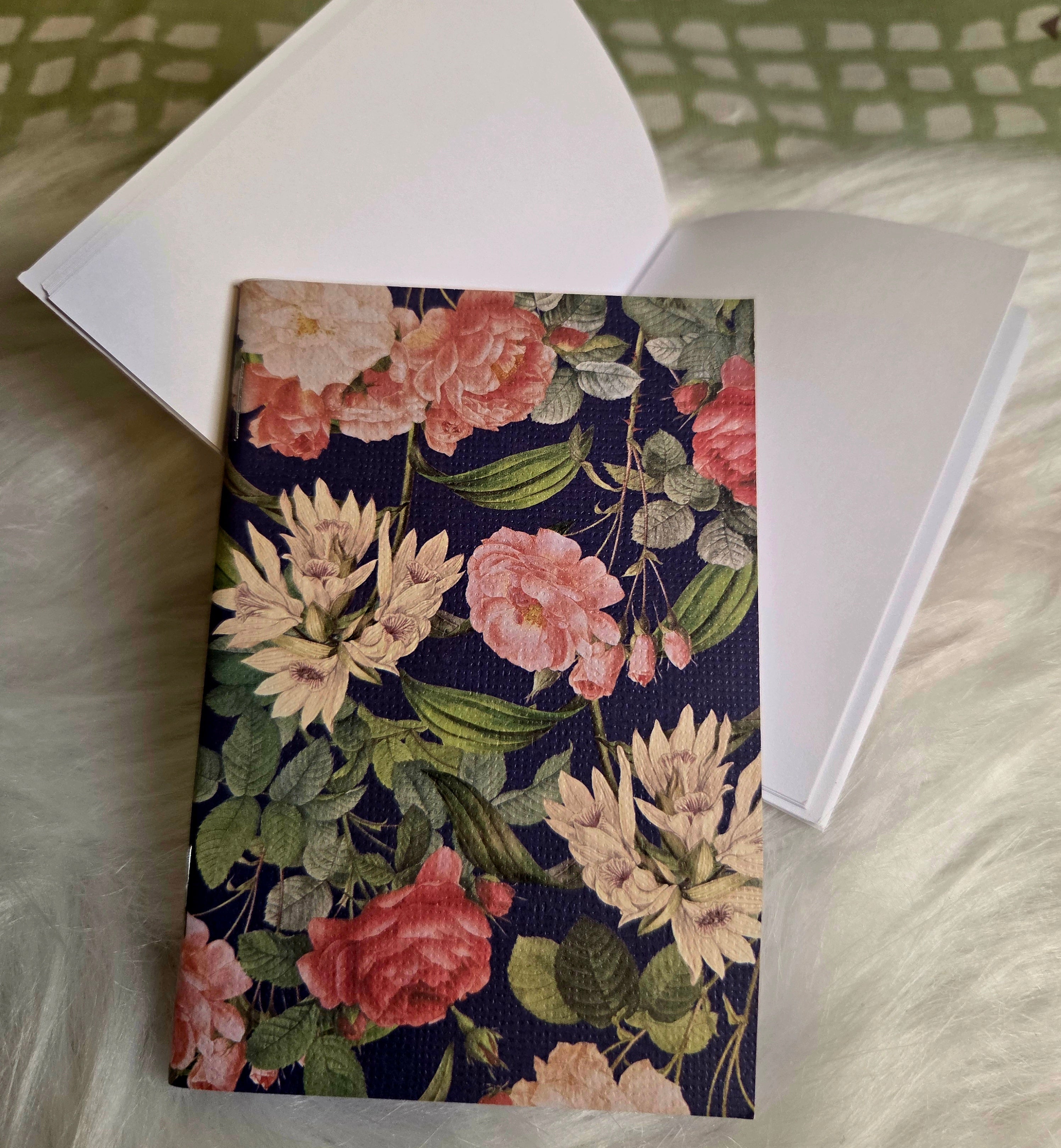 Flower Pocket Journlette Unruled